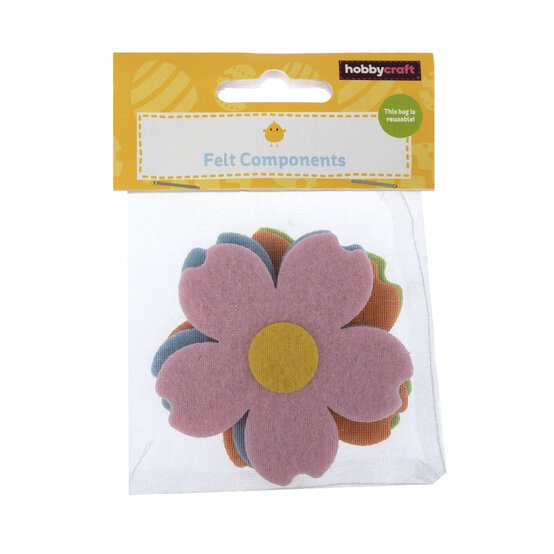Felt Flowers 4 Pack image number 3