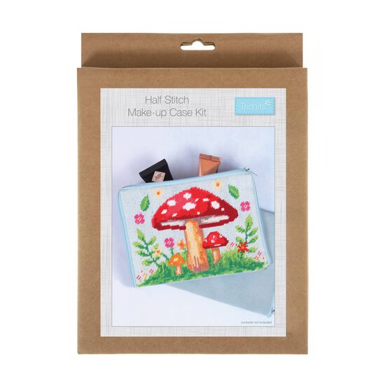Trimits Half Stitch Toadstool Makeup Case Kit image number 1