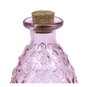 Pink Skull Glass Vase with a Cork Top 15cm image number 2