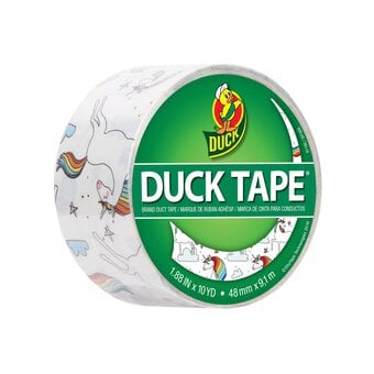 White Unicorn Duck Tape 48mm x 9.1m