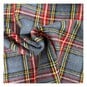 Blue Brushed Tartan Fabric by the Metre image number 1