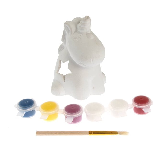 Paint Your Own Unicorn Tealight Holder image number 1