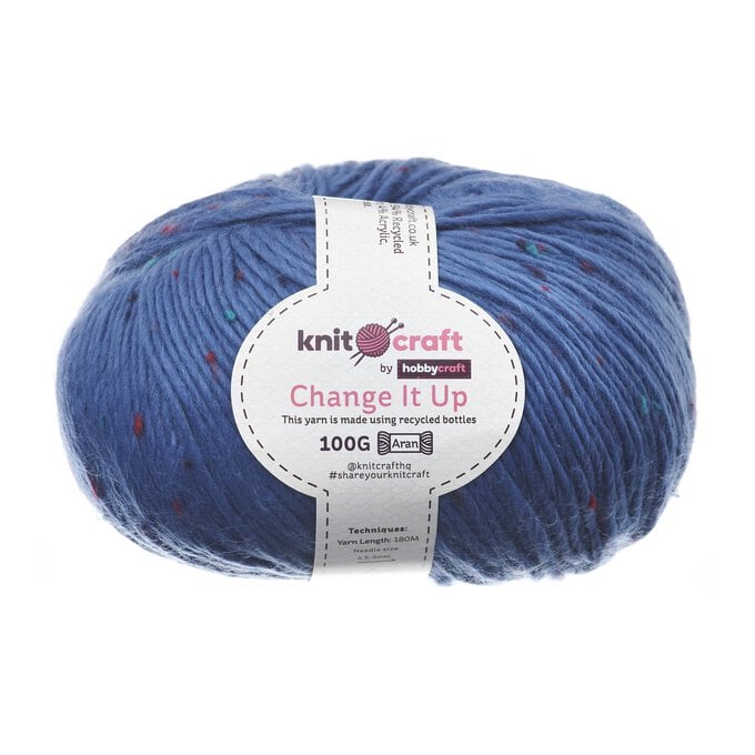 Knitcraft Blue Change It Up Yarn 100g image number 1