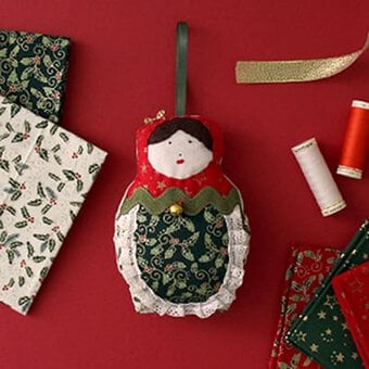 How to Sew a Festive Matryoshka Doll