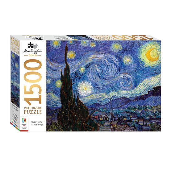 Mindbogglers Starry Night Jigsaw Puzzle 1500 Pieces image number 1