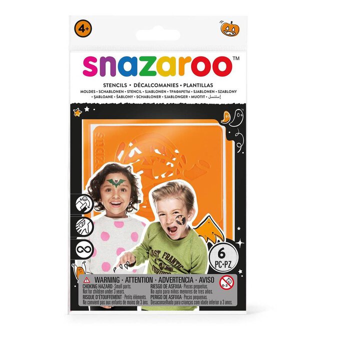 Snazaroo Halloween Stencils 6 Pack image number 1
