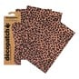 Decopatch Natural Leopard Print Paper 3 Sheets image number 1