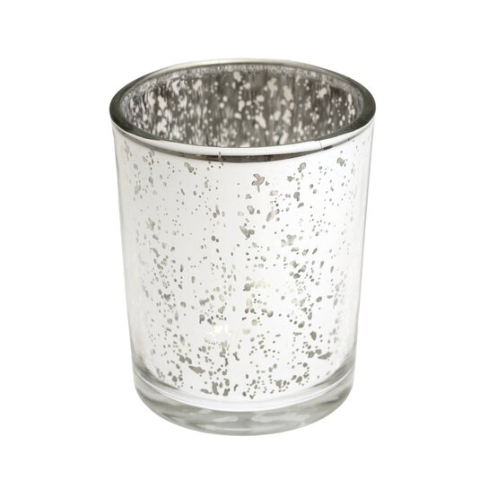 Silver Glass Votive 7cm image number 1