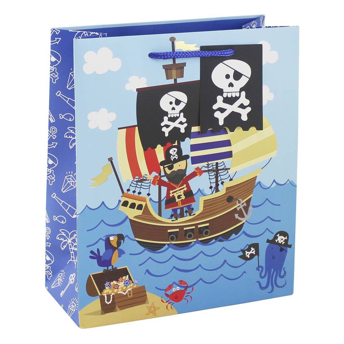 Pirate Gift Bag 25cm x 21cm Hobbycraft