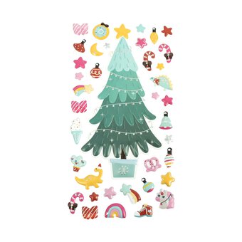 Tree Decoration Pop-Up Stickers