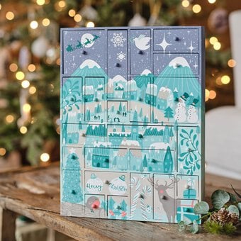 How to Make a Botanical Wooden Advent Calendar
