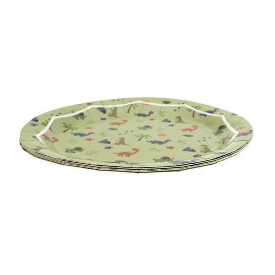 Dinosaur Party Paper Plates 8 Pack image number 3