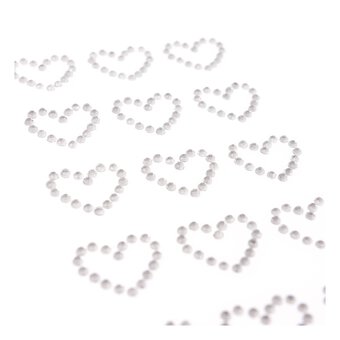 Heart Iron-On Gems 15 Pack image number 3