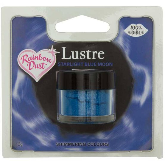 Rainbow Dust Blue Moon Edible Silk Lustre Powder 3g image number 3