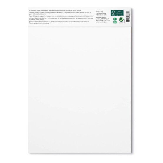 Winsor & Newton Cold Pressed Watercolour Paper Pad A4 image number 2