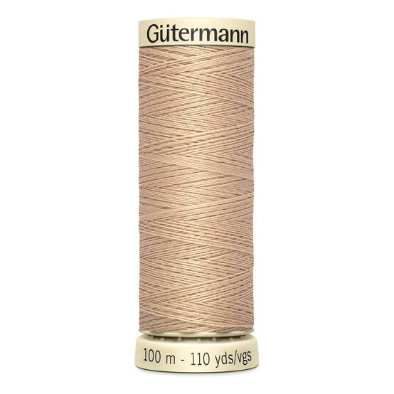 Gutermann Beige Sew All Thread 100m (170) image number 1