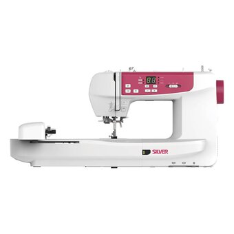 Silver CH03 Wifi Sewing and Embroidery Machine