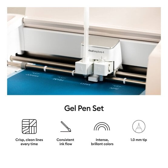 Cricut Peacock Gel Pen Set 5 Pack image number 3