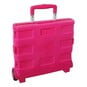 Pink Foldaway Crafters Trolley image number 2