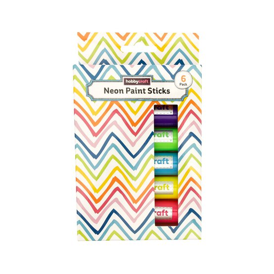 Neon Paint Sticks 6 Pack image number 4
