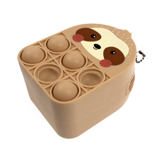 Mini Pop-Up Sloth Backpack Coin Purse image number 3