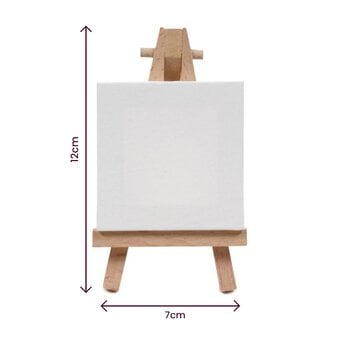 Mini Easel and Canvas Set image number 3