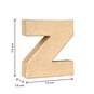 Lowercase Mini Mache Letter Z image number 4