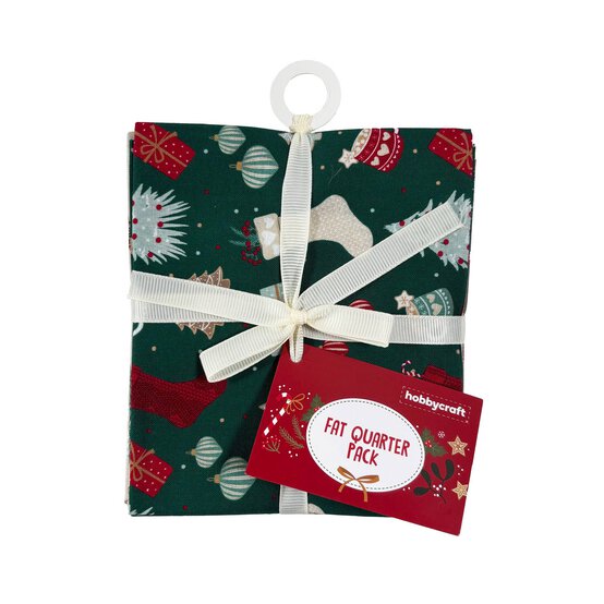 Stay at Home Christmas Fat Quarters 5 Pack image number 2