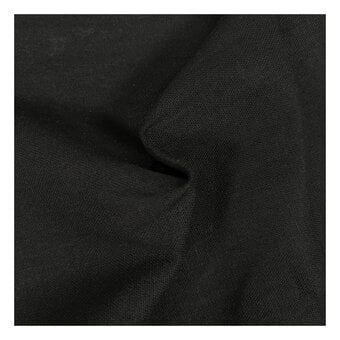 Black Jinke Cloth Fabric by the Metre