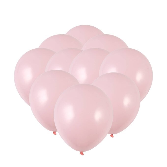 Pink Latex Balloons 10 Pack image number 1
