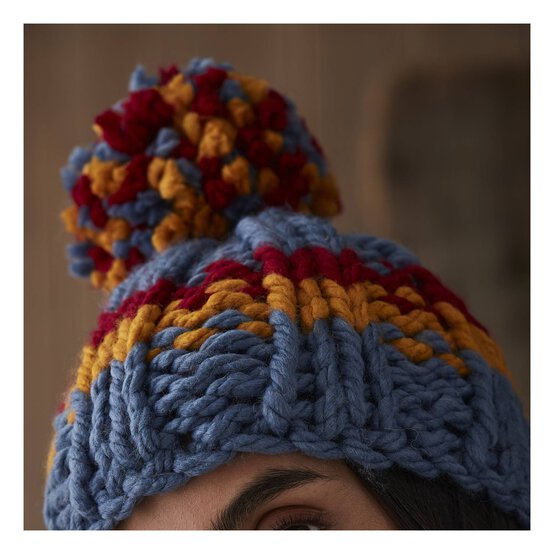 Knitcraft Chunky Rib Beanie Digital Pattern 0119 image number 1