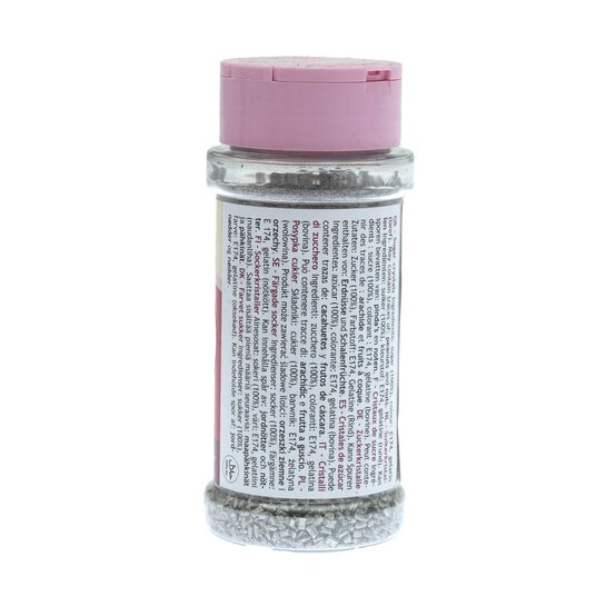 FunCakes Metallic Silver Sugar Crystals 80g image number 2