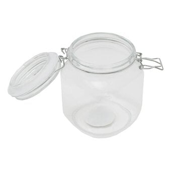 Clear Clip-Top Glass Jar 1 Litre image number 2