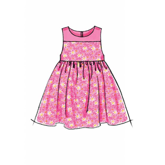 McCall’s Kids’ Dress Sewing Pattern M6015 image number 3