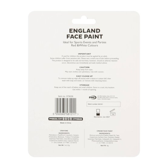 Mini England Face Paint Kit image number 5