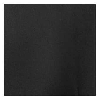 Black Polyester Bi-Stretch Fabric by the Metre