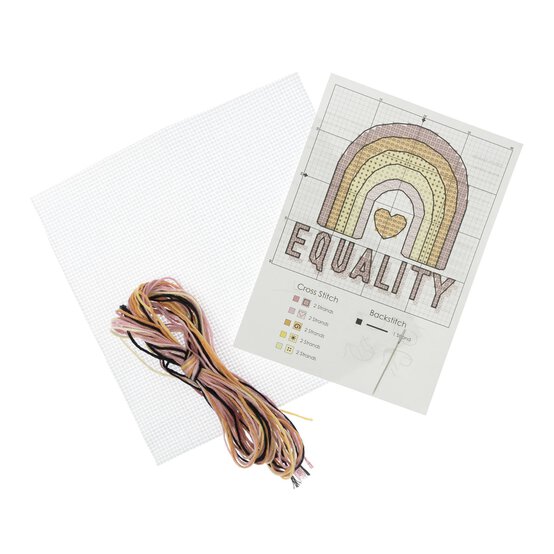 WI Equality Mini Cross Stitch Kit image number 2