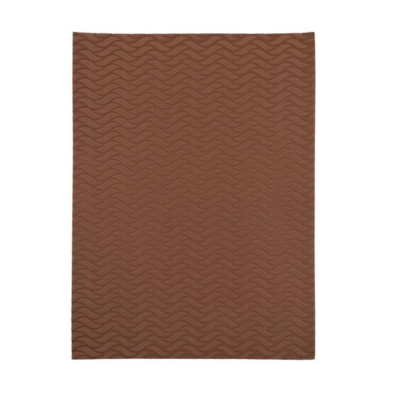 Brown Wavy Embossed EVA Foam Sheet 22.5cm x 30cm image number 5