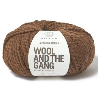 Wool and the Gang Espresso Brown Alpachino Merino 100g