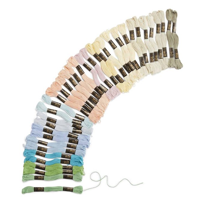 Pastel Embroidery Floss 8m 36 Pack