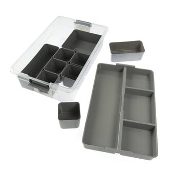 Ezy Storage Sort It 5.6L Container with Tray and 9 Cups image number 2