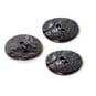 Hemline Black Shell Mother of Pearl Button 3 Pack image number 1