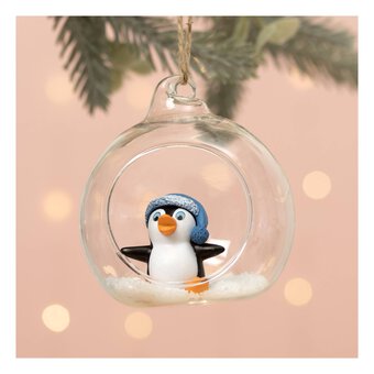 Penguin Resin Decorations 4 Pack