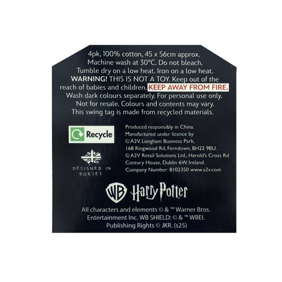 Harry Potter Patch Fat Quarters 4 Pack image number 8