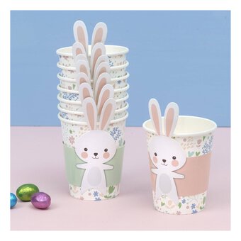 Bunny Ears Paper Cups 8 Pack 
