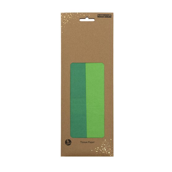 Apple and Dark Green Tissue Paper 50cm x 75cm 6 Pack image number 4