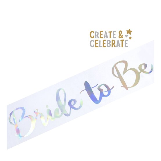 Create & Celebrate Bride to Be Sash image number 1