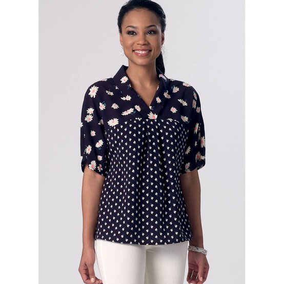 McCall’s V-Neck Tops Sewing Pattern M7359 (L-XXL) image number 6