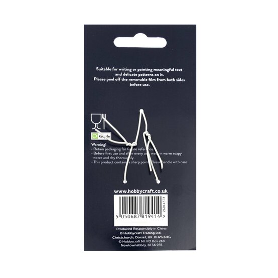 Clear Round Acrylic Cake Toppers 5cm x 9cm 5 Pack image number 6