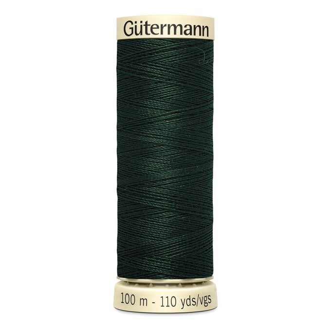 Gutermann Green Sew All Thread 100m (472) image number 1